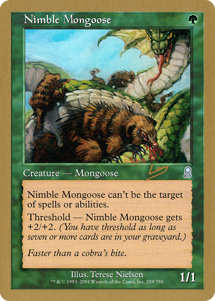 Nimble Mongoose - 2002 Raphael Levy (ODY) (WCD-RL258) - World Championship Decks 2002