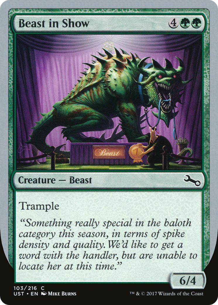 Beast in Show (C) (UST-103C) - Unstable Foil
