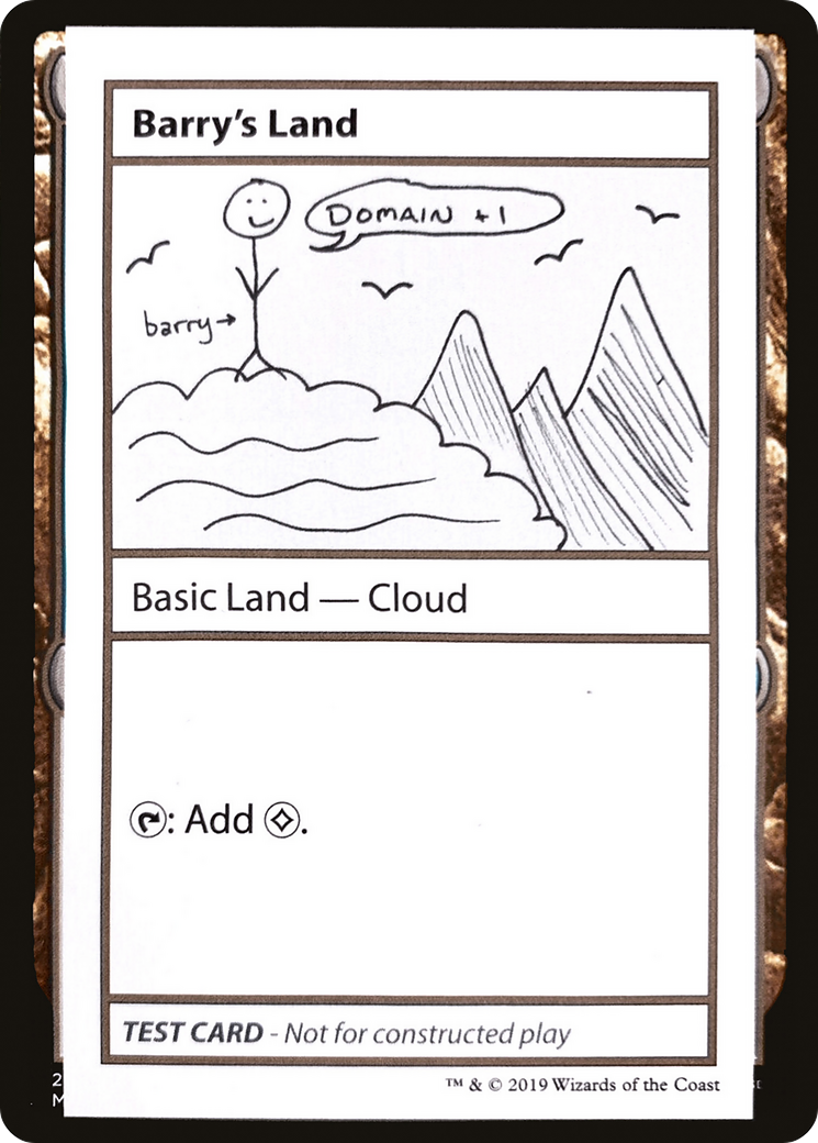 Barry's Land (No PW Symbol) (CMB1-) - Mystery Booster Playtest Cards 2021