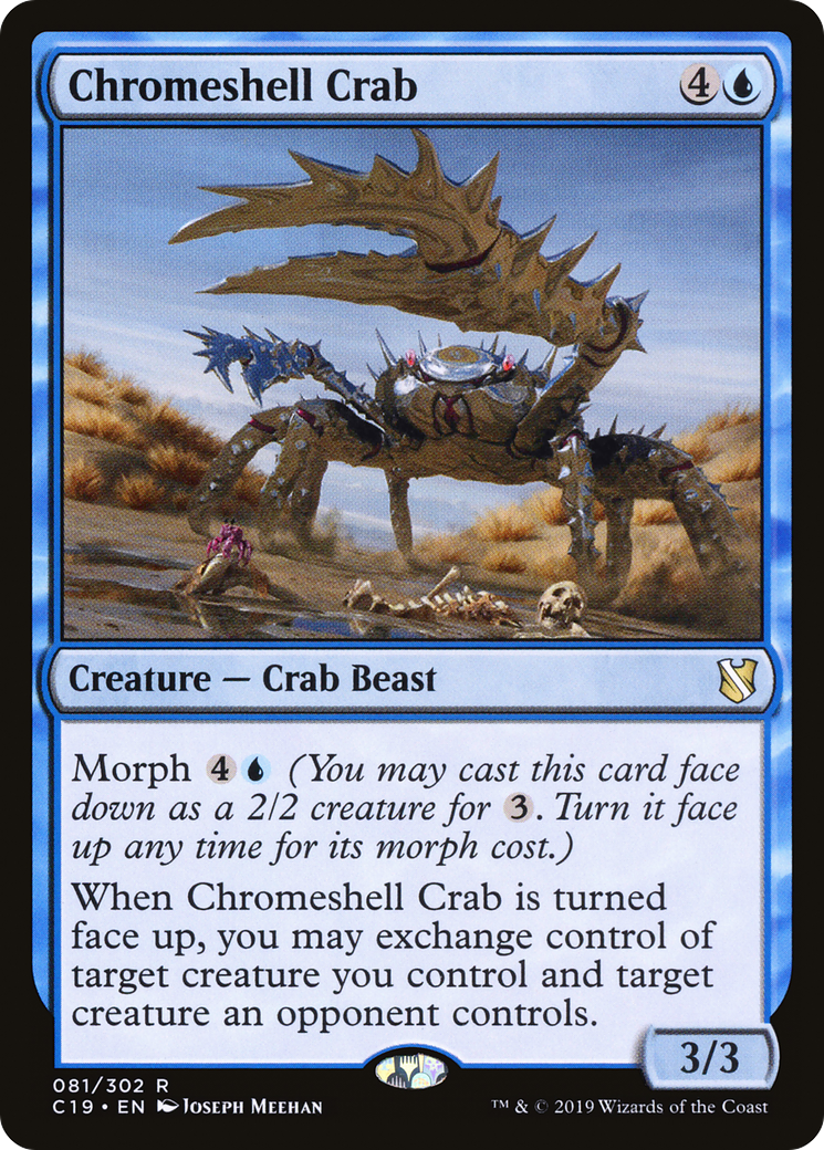 Chromeshell Crab (C19-081) - Commander 2019