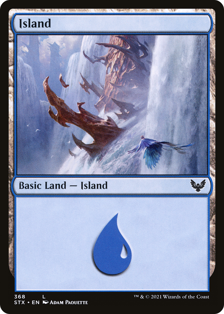 Island (368) (STX-368) - Strixhaven: School of Mages Foil
