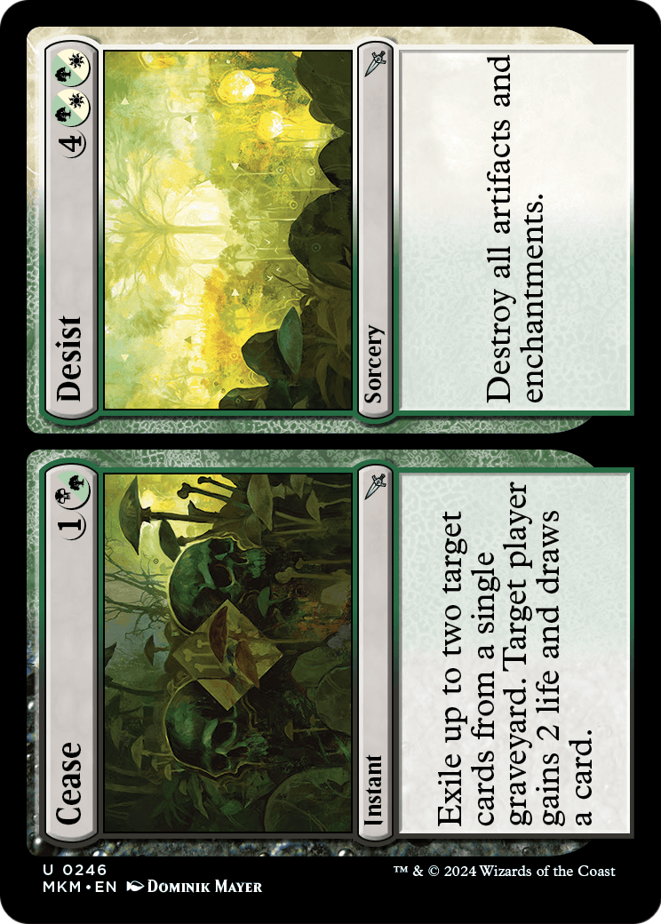 Cease // Desist (MKM-246) - Murders at Karlov Manor Foil