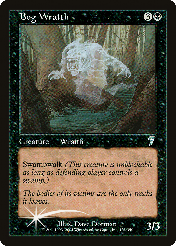 Bog Wraith (7ED-123★) - 7th Edition