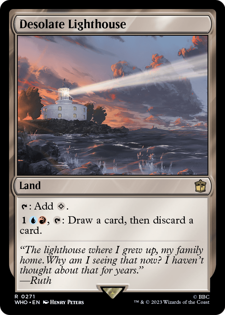 Desolate Lighthouse (WHO-271) - Doctor Who Foil