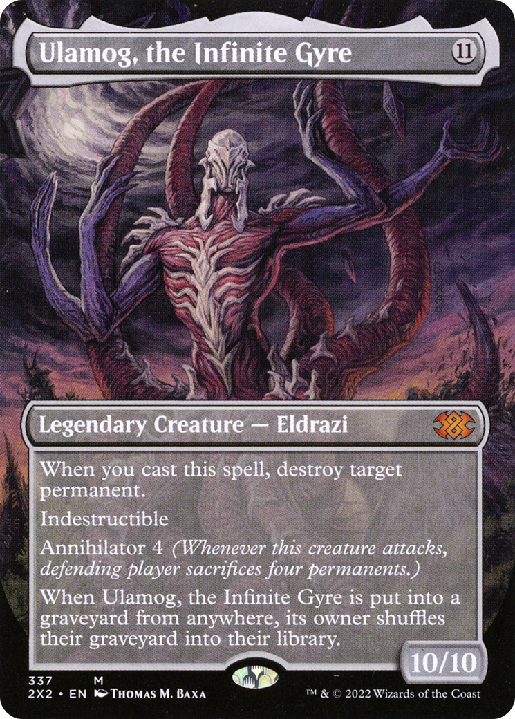 Ulamog, the Infinite Gyre (Borderless) (2X2-337) - Double Masters 2022