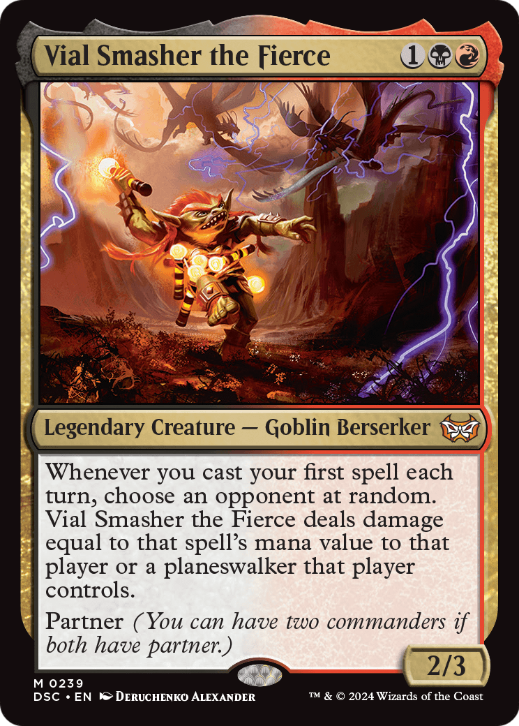 Vial Smasher the Fierce (DSC-239) - Duskmourn: House of Horror Commander