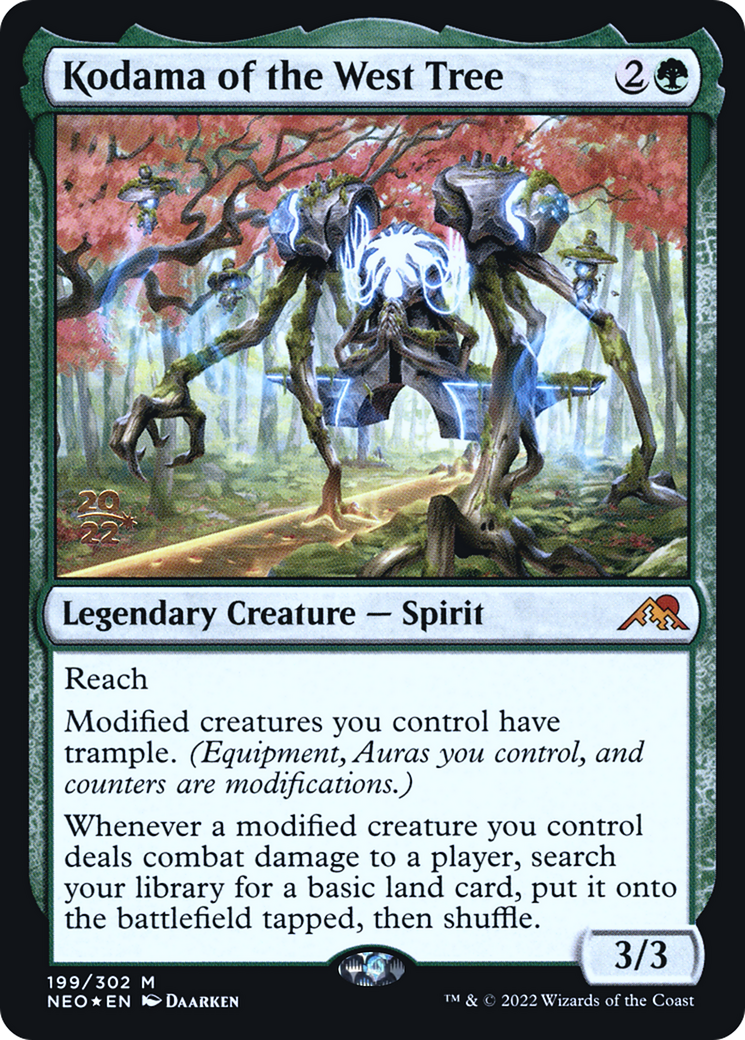 Kodama of the West Tree (PRE-199) - Kamigawa: Neon Dynasty Promos Foil