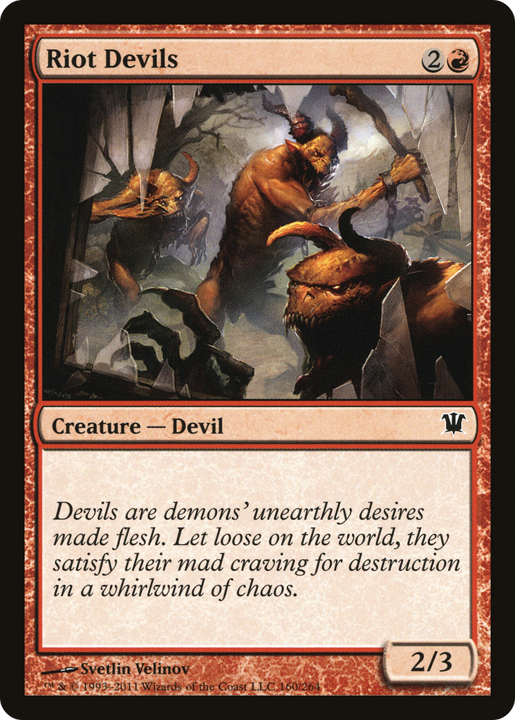 Riot Devils (ISD-160) - Innistrad Foil