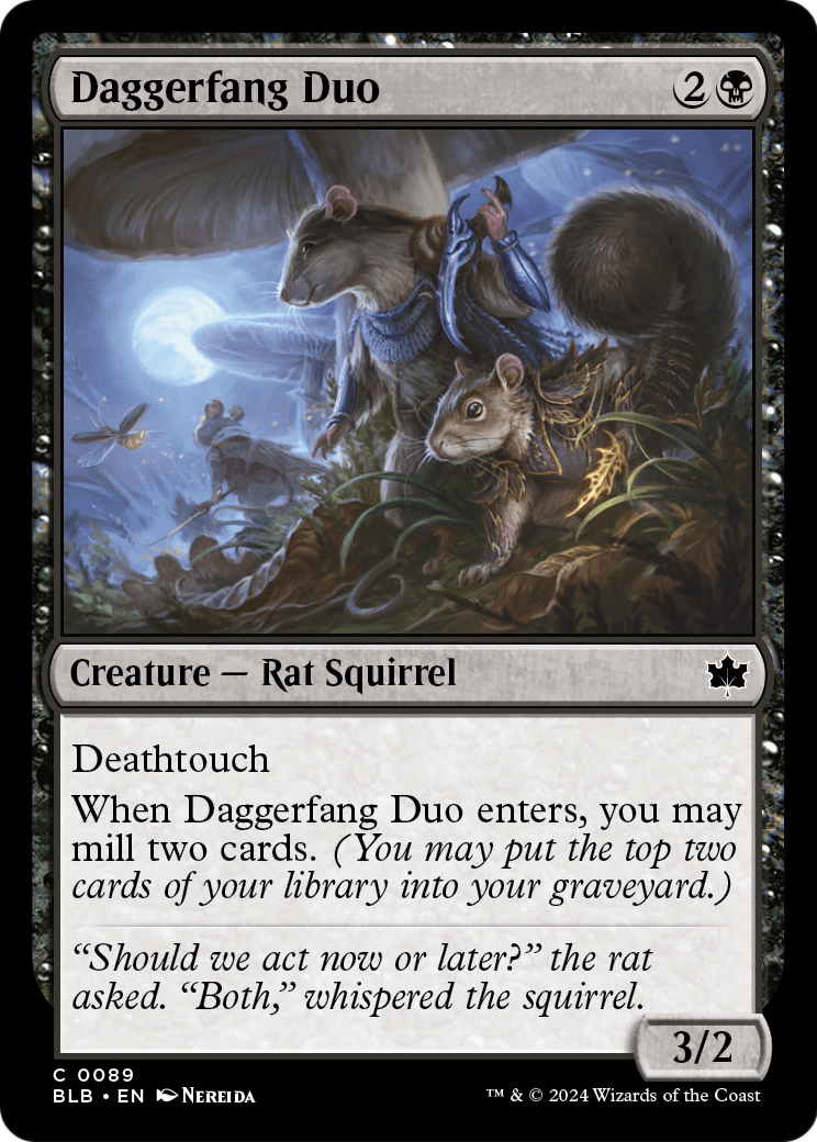 Daggerfang Duo (BLB-089) - Bloomburrow