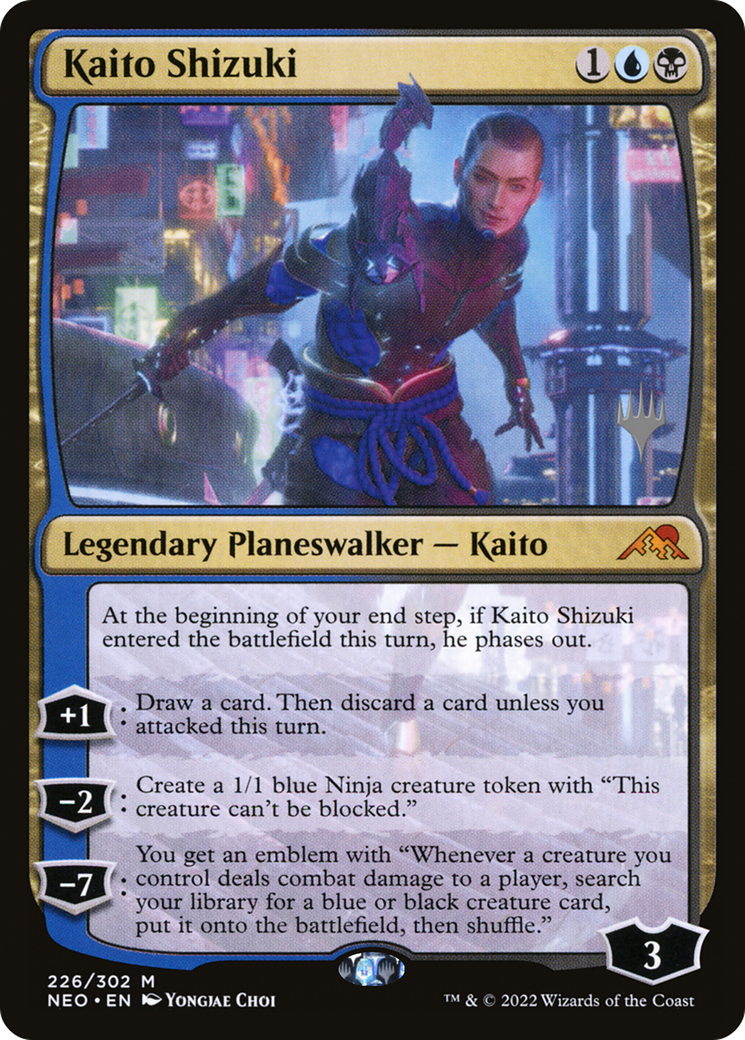 Kaito Shizuki (PPNEO-226) - Kamigawa: Neon Dynasty Promos