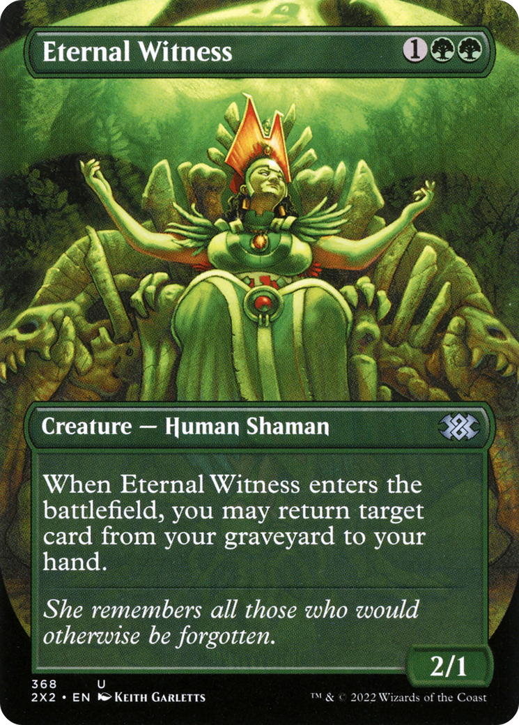Eternal Witness (Borderless) (2X2-368) - Double Masters 2022