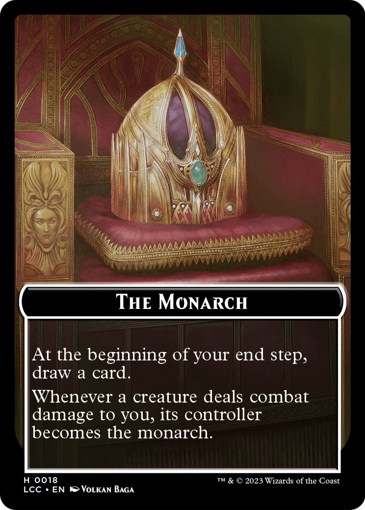 The Monarch (TLCC-018) - The Lost Caverns of Ixalan Commander Tokens Foil