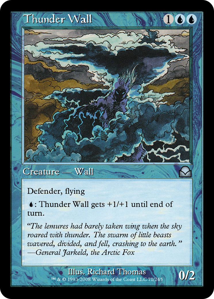 Thunder Wall (ME2-071) - Masters Edition II Foil