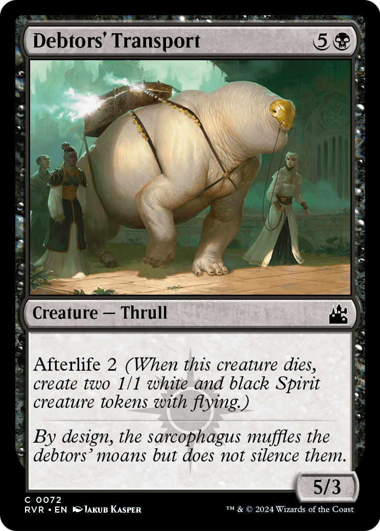 Debtors' Transport (RVR-072) - Ravnica Remastered Foil