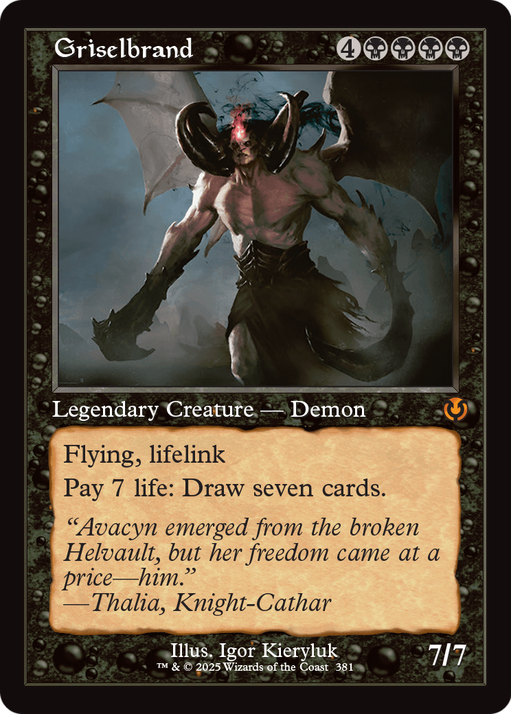 Griselbrand (Retro Frame) (INR-381) - Innistrad Remastered