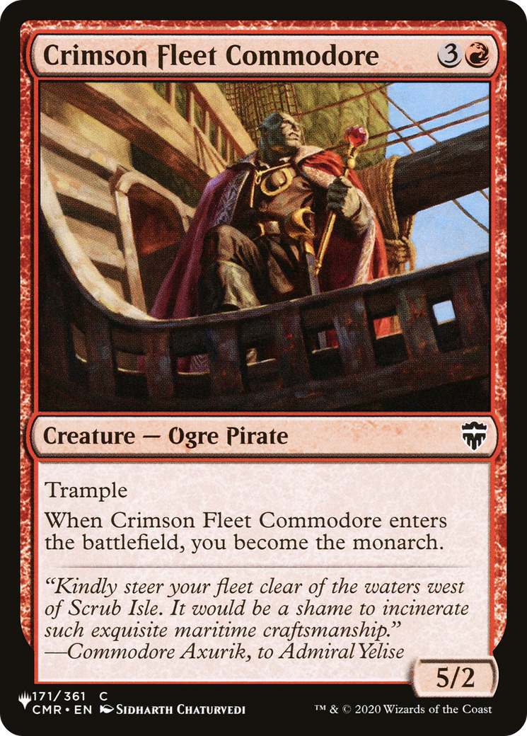 Crimson Fleet Commodore (LIST-CMR-171) - The List