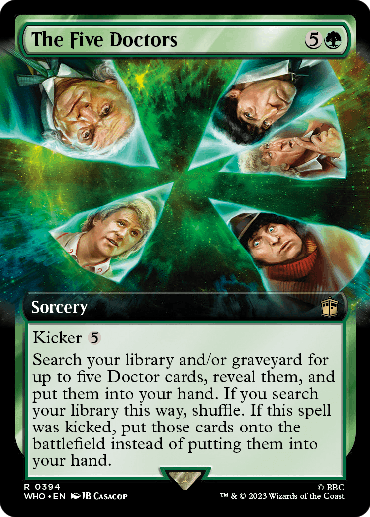 The Five Doctors (Extended Art) (WHO-394) - Doctor Who: (Extended Art)