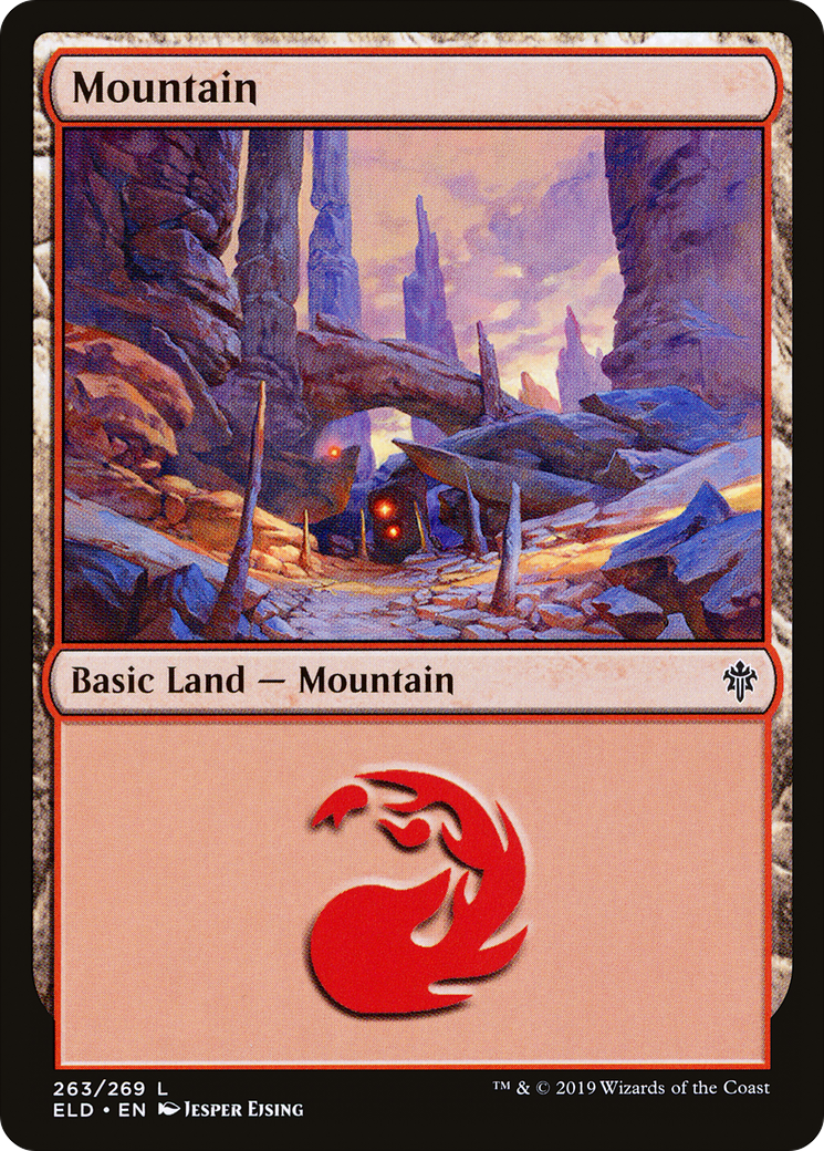 Mountain (263) (ELD-263) - Throne of Eldraine Foil