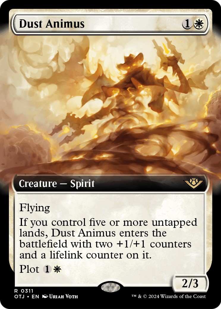 Dust Animus (Extended Art) (OTJ-311) - Outlaws of Thunder Junction: (Extended Art) Foil