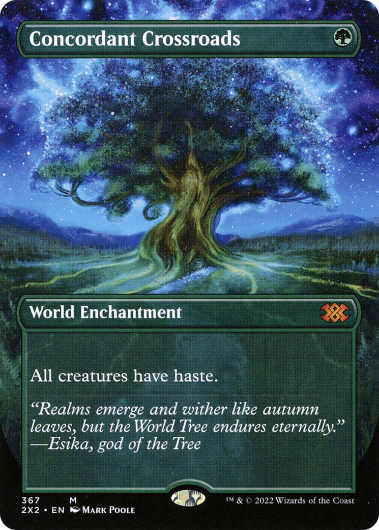 Concordant Crossroads (Borderless) (2X2-367) - Double Masters 2022