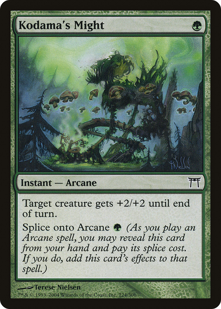 Kodama's Might (CHK-224) - Champions of Kamigawa Foil