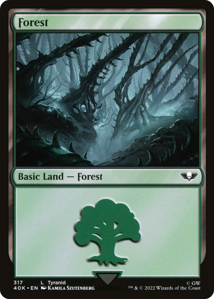 Forest (317) (40K-317) - Warhammer 40,000 Commander