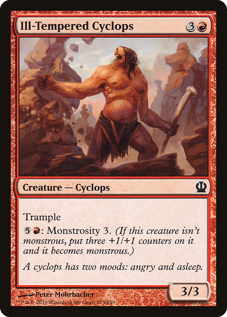 Ill-Tempered Cyclops (THS-125) - Theros