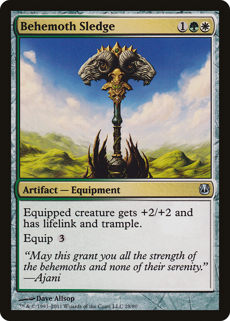 Behemoth Sledge (DDH-028) - Duel Decks: Ajani vs. Nicol Bolas