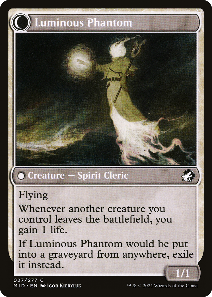 Lunarch Veteran (MID-027) - Innistrad: Midnight Hunt: (Double Faced Transform) Foil