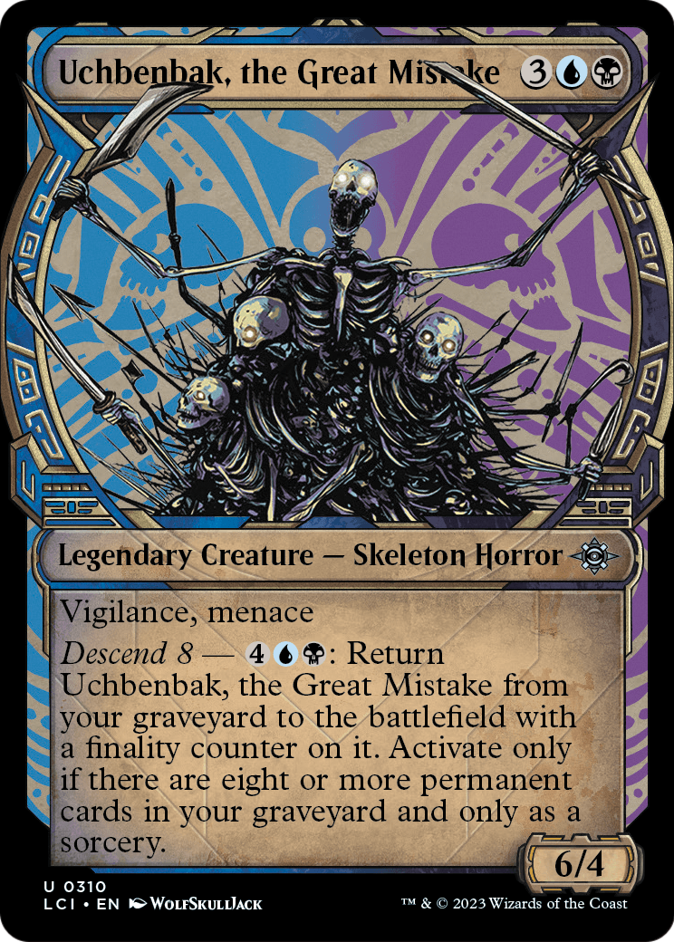 Uchbenbak, the Great Mistake (Showcase) (LCI-310) - The Lost Caverns of Ixalan: (Showcase) Foil