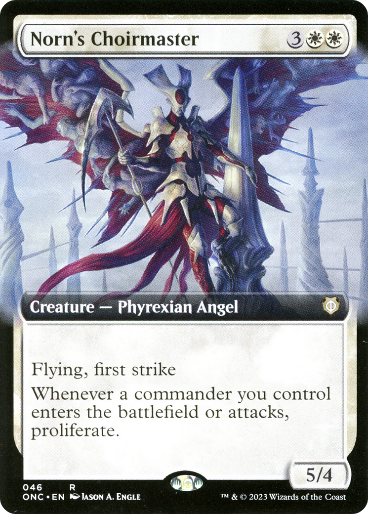 Norn's Choirmaster (Extended Art) (ONC-046) - Phyrexia: All Will Be One Commander: (Extended Art)