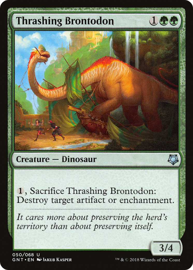 Thrashing Brontodon (GNT-050) - Game Night