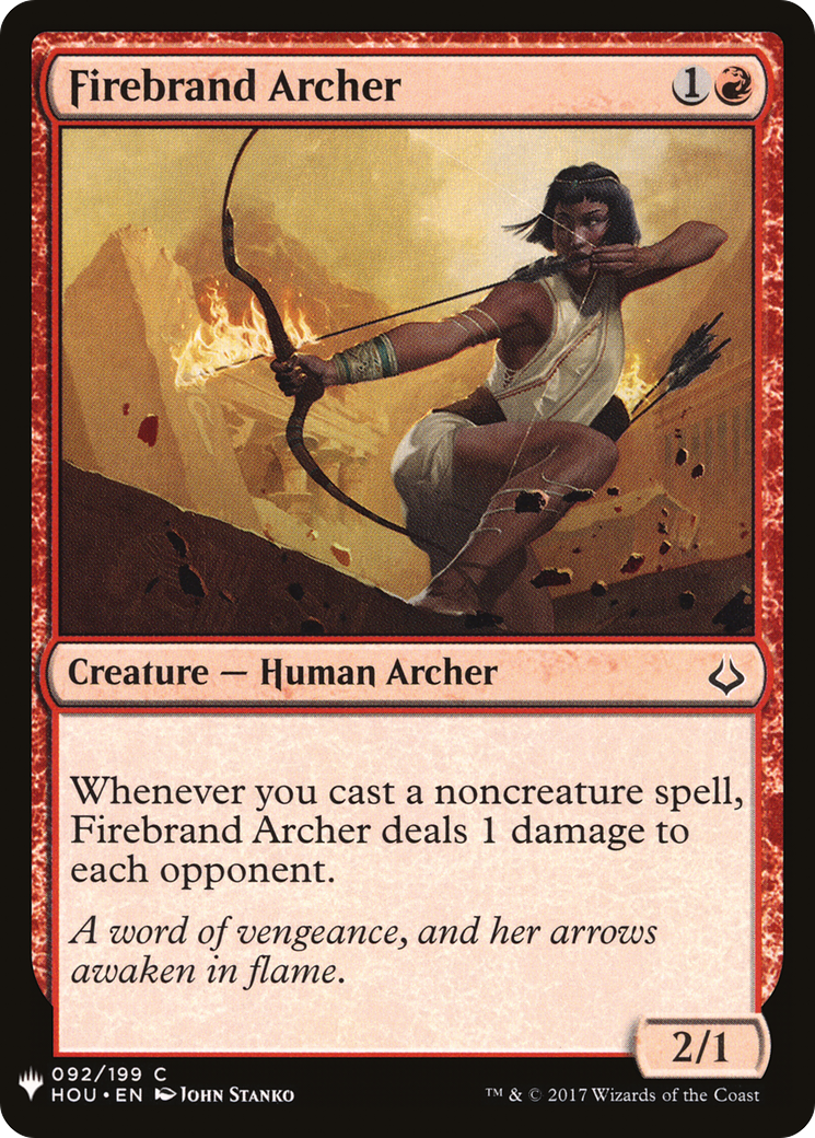 Firebrand Archer (LIST-HOU-92) - The List