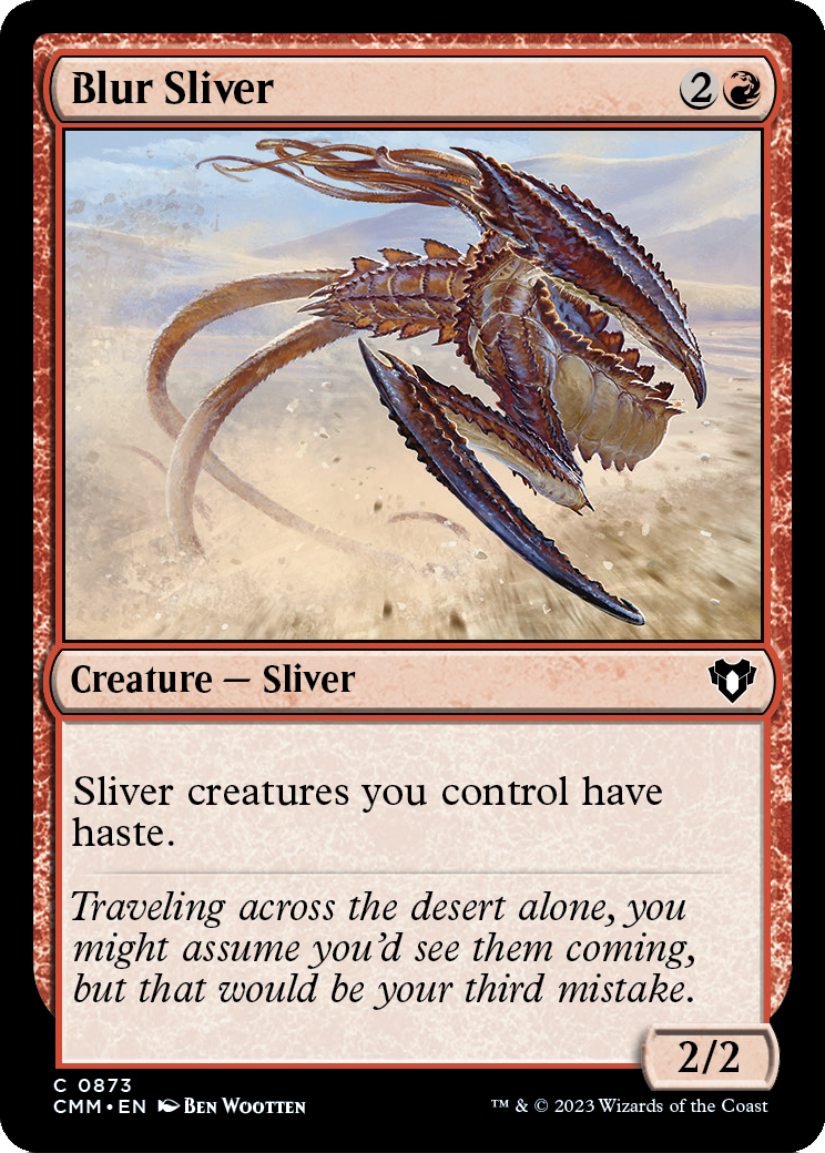 Blur Sliver (CMM-873) - Commander Masters
