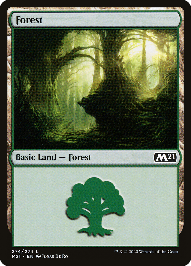 Forest (274) (M21-274) - Core Set 2021 Foil