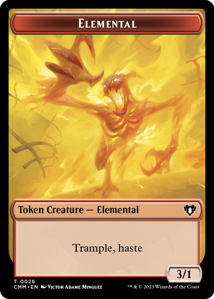 Elemental (TCMM-026) - Commander Masters Tokens Foil