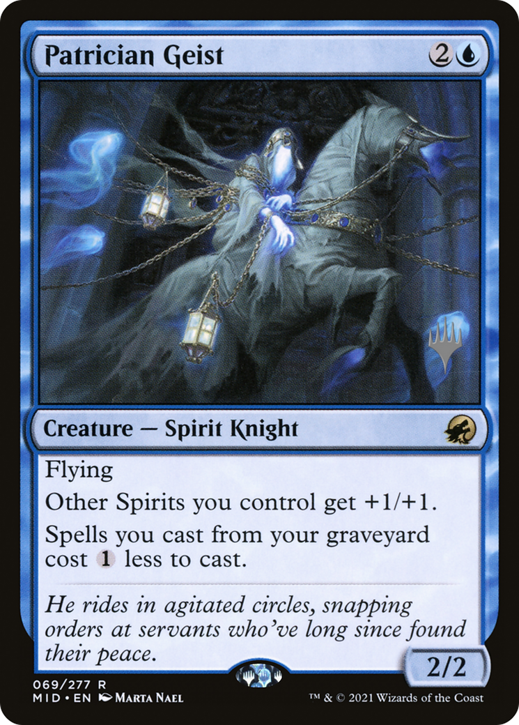 Patrician Geist (PPMID-069) - Innistrad: Midnight Hunt Promos