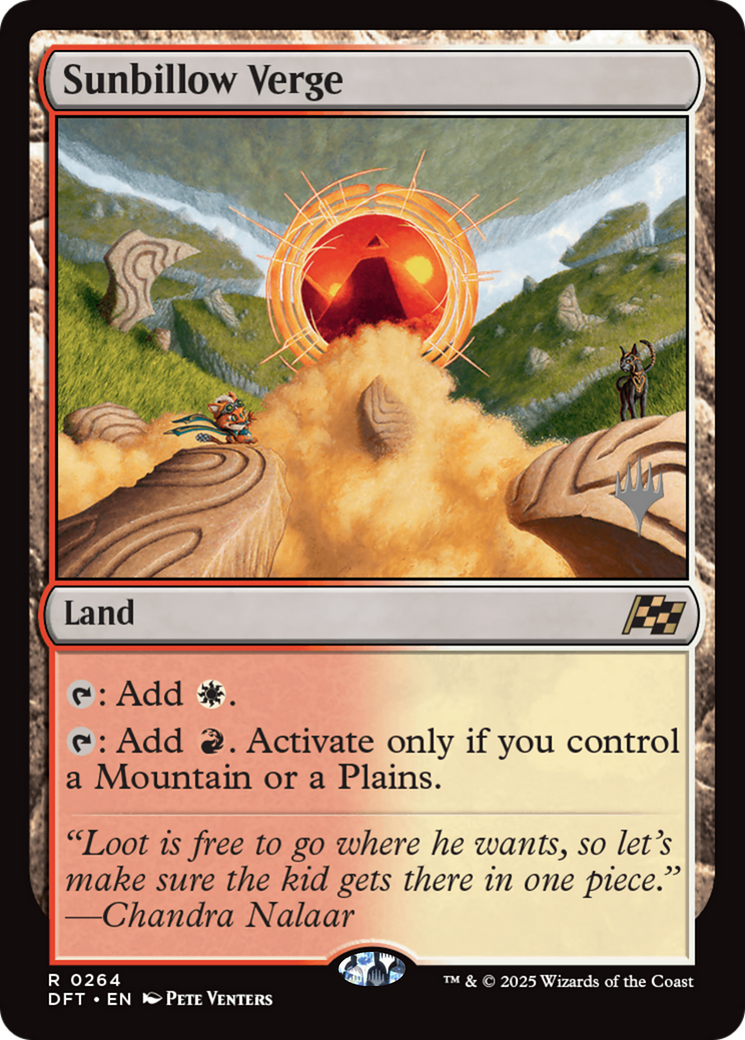 Sunbillow Verge (PPDFT-264) - Promo Pack: Aetherdrift Foil
