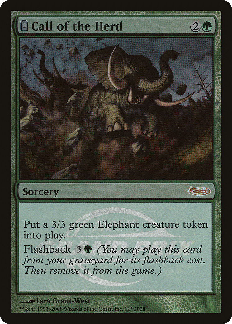 Call of the Herd (GPP-) - Grand Prix Promos: (tombstone) Foil