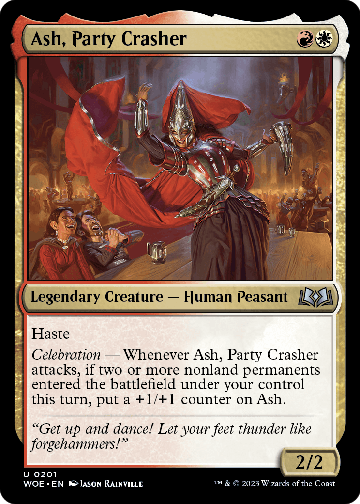 Ash, Party Crasher (WOE-201) - Wilds of Eldraine