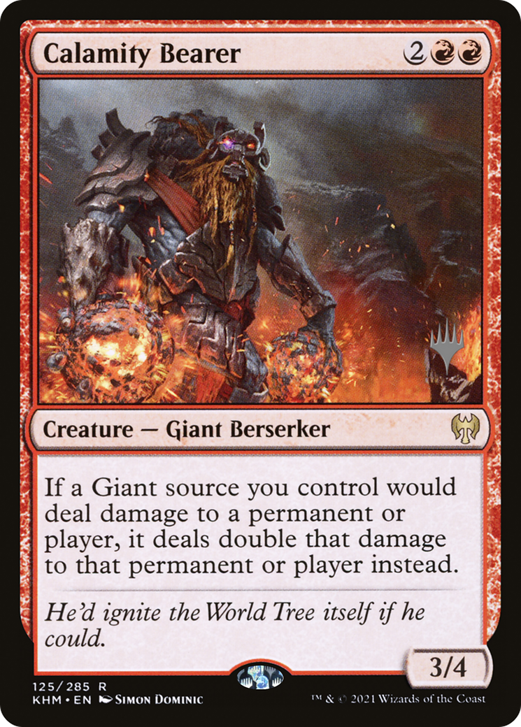 Calamity Bearer (PPKHM-125) - Kaldheim Promos Foil