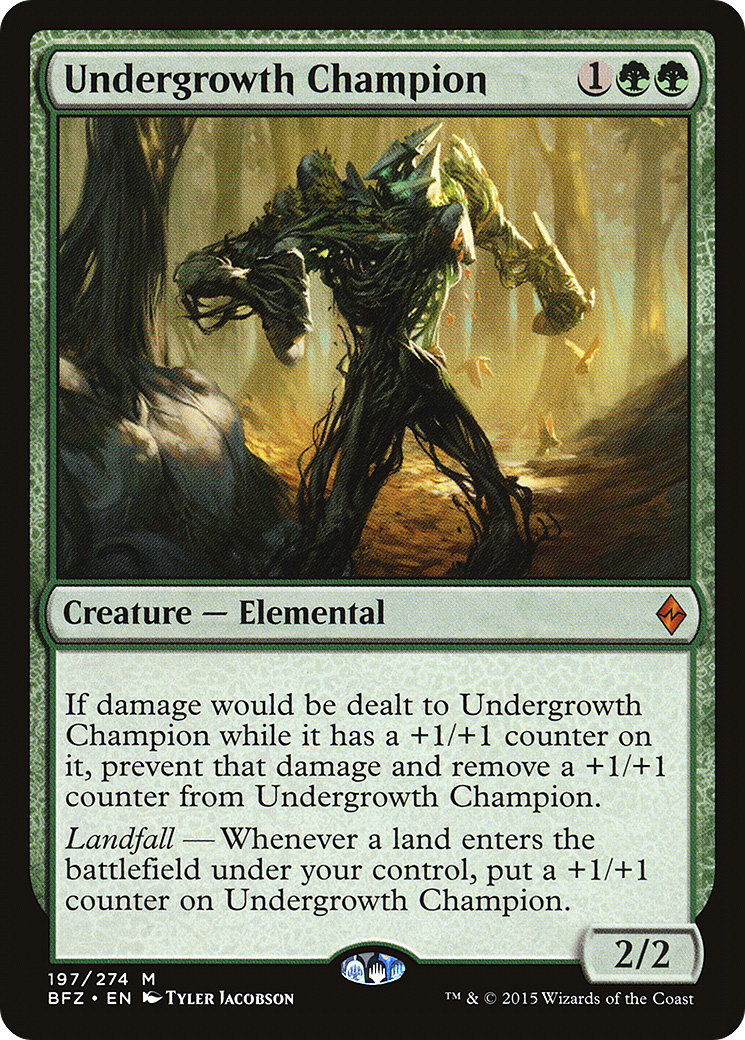 Undergrowth Champion (BFZ-197) - Battle for Zendikar