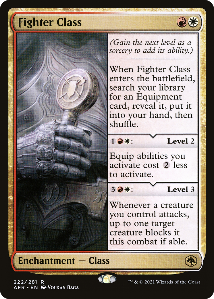 Fighter Class (AFR-222) - Adventures in the Forgotten Realms Foil