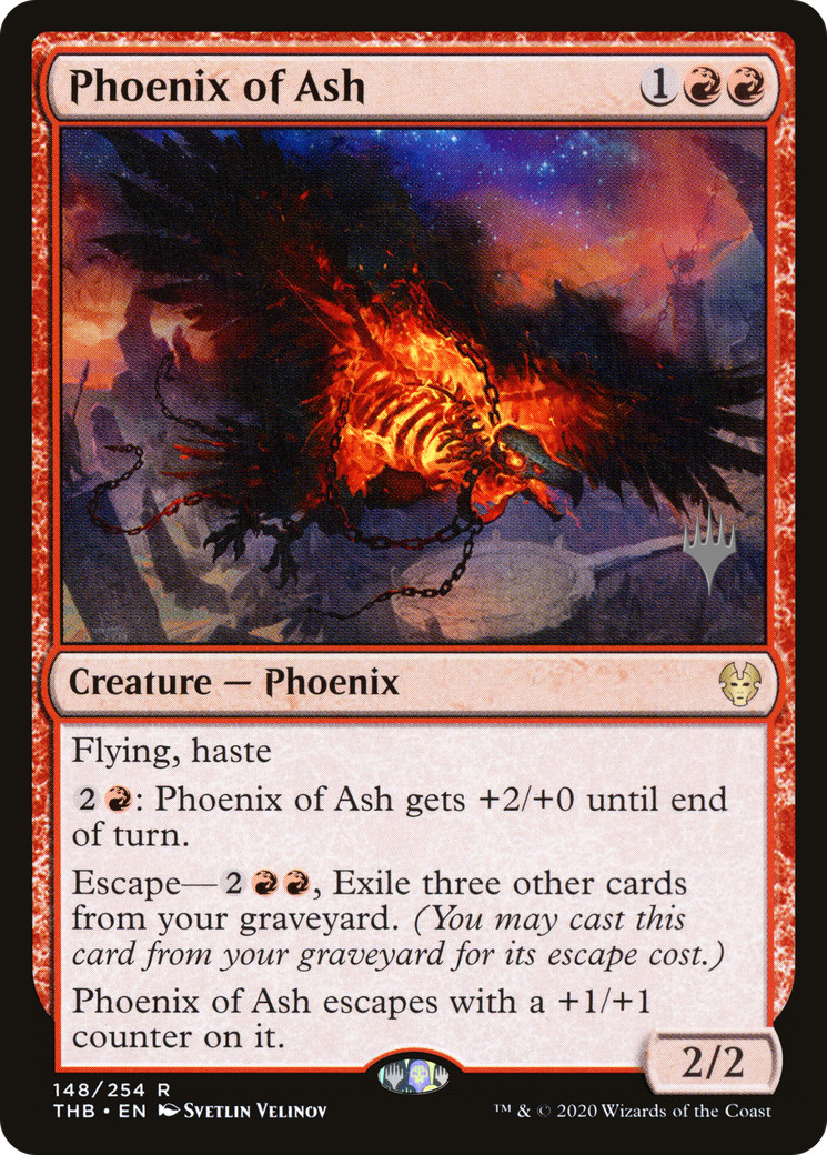 Phoenix of Ash (PPTHB-148) - Theros Beyond Death Promos