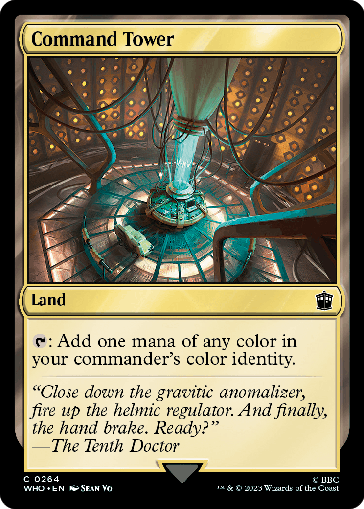 Command Tower (0264) (WHO-264) - Doctor Who Foil