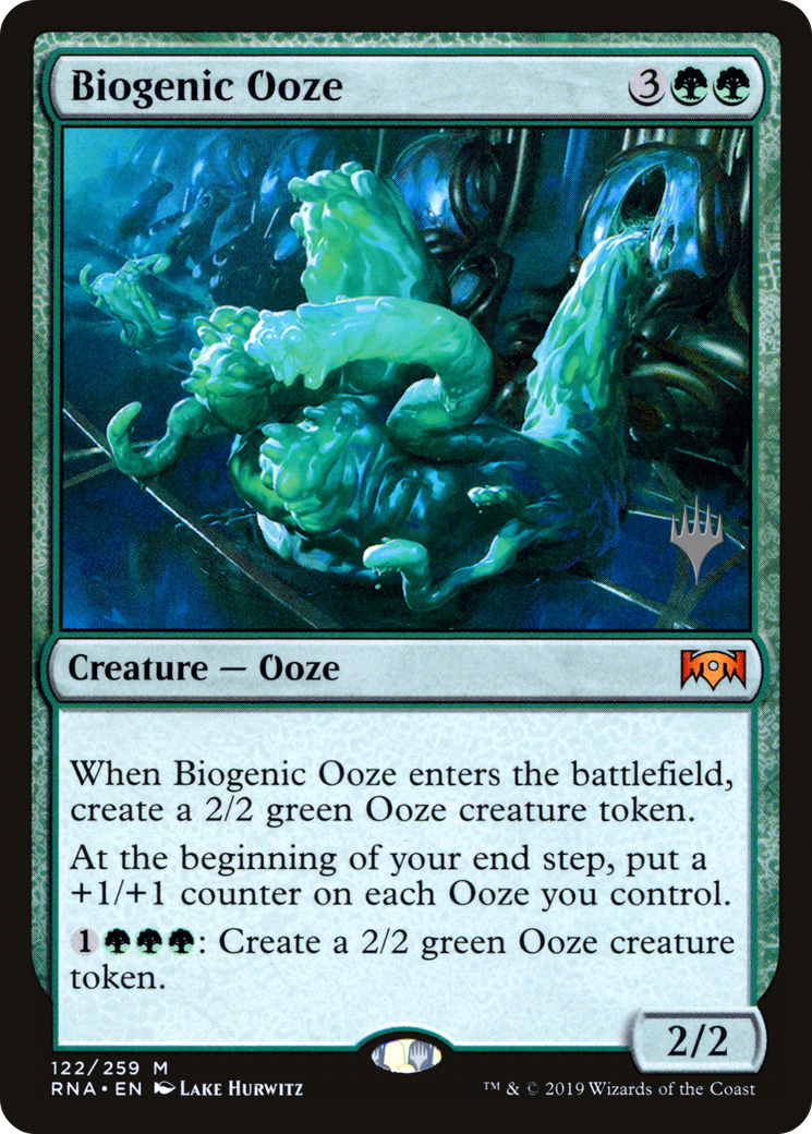 Biogenic Ooze (PPTHB-122) - Ravnica Allegiance Promos Foil