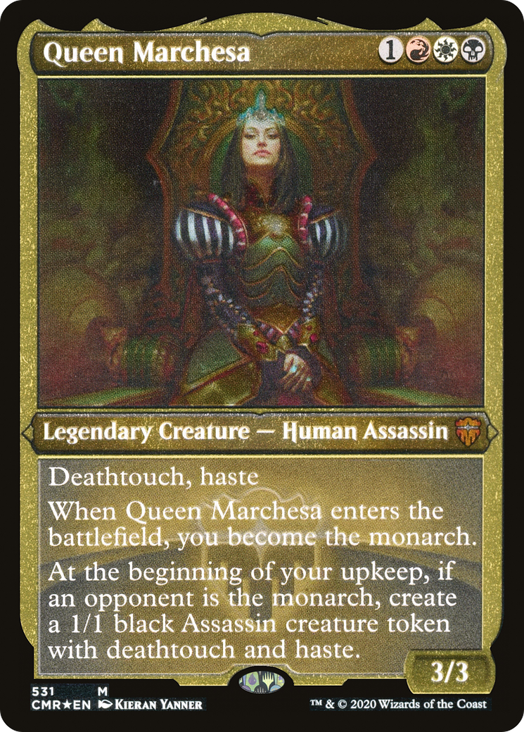Queen Marchesa (Foil Etched) (CMR-531) - Commander Legends Foil