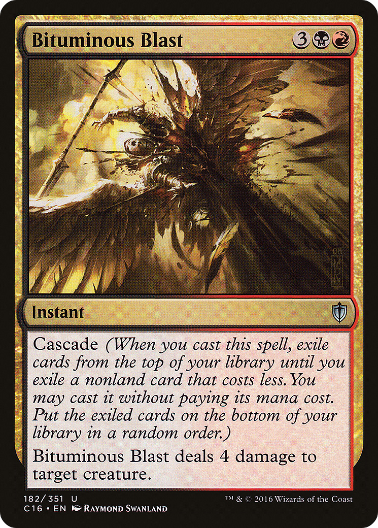 Bituminous Blast (C16-182) - Commander 2016
