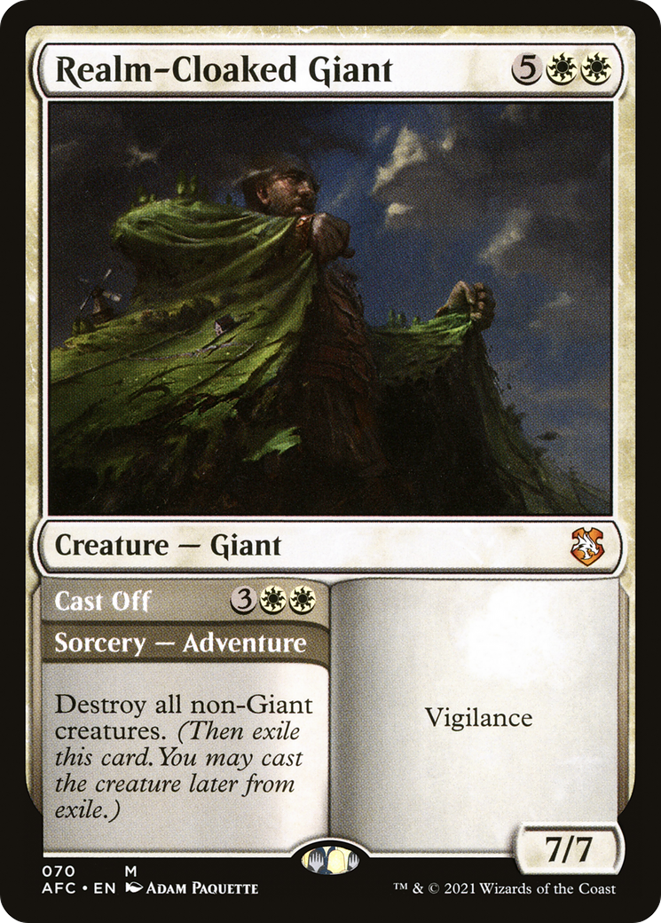 Realm-Cloaked Giant (AFC-070) - Forgotten Realms Commander