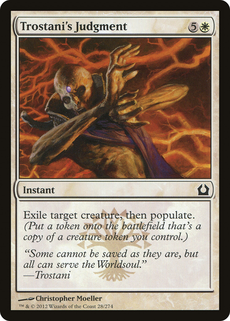 Trostani's Judgment (RTR-028) - Return to Ravnica Foil